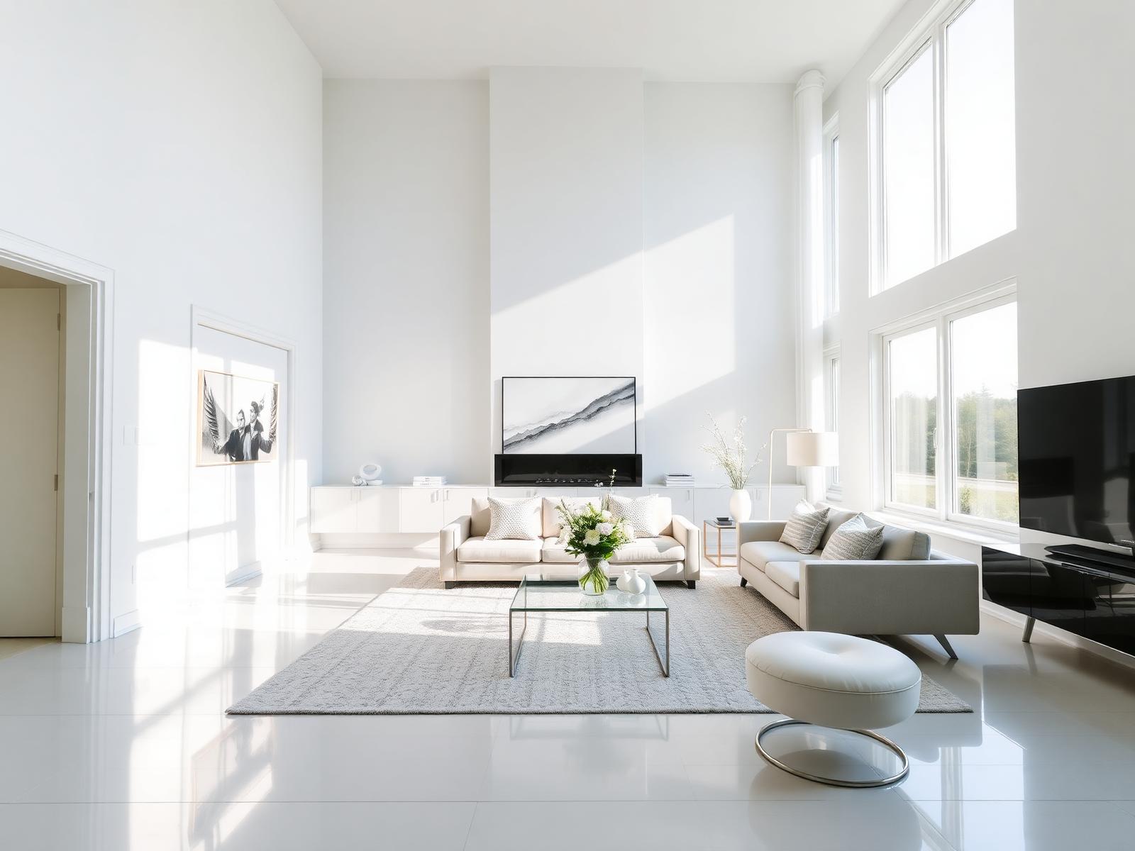 Spotless modern living room in the GTA